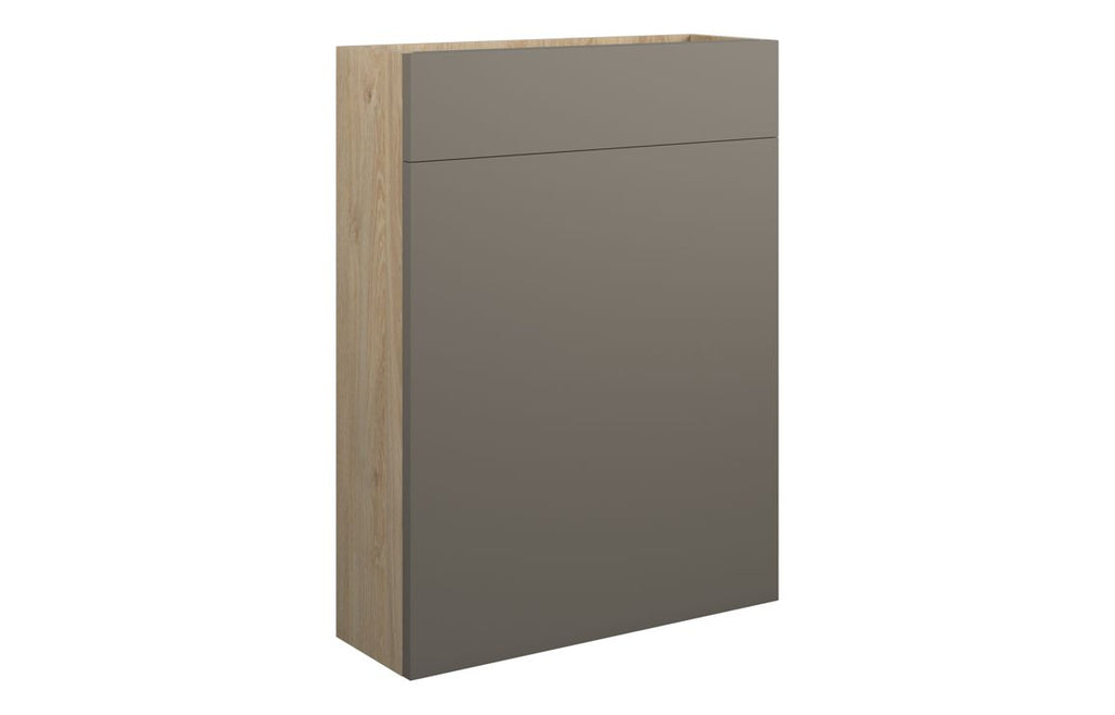 HOTT110204 - J Pull 600mm Slim WC Unit - Matt Stone (Oak Cab) image