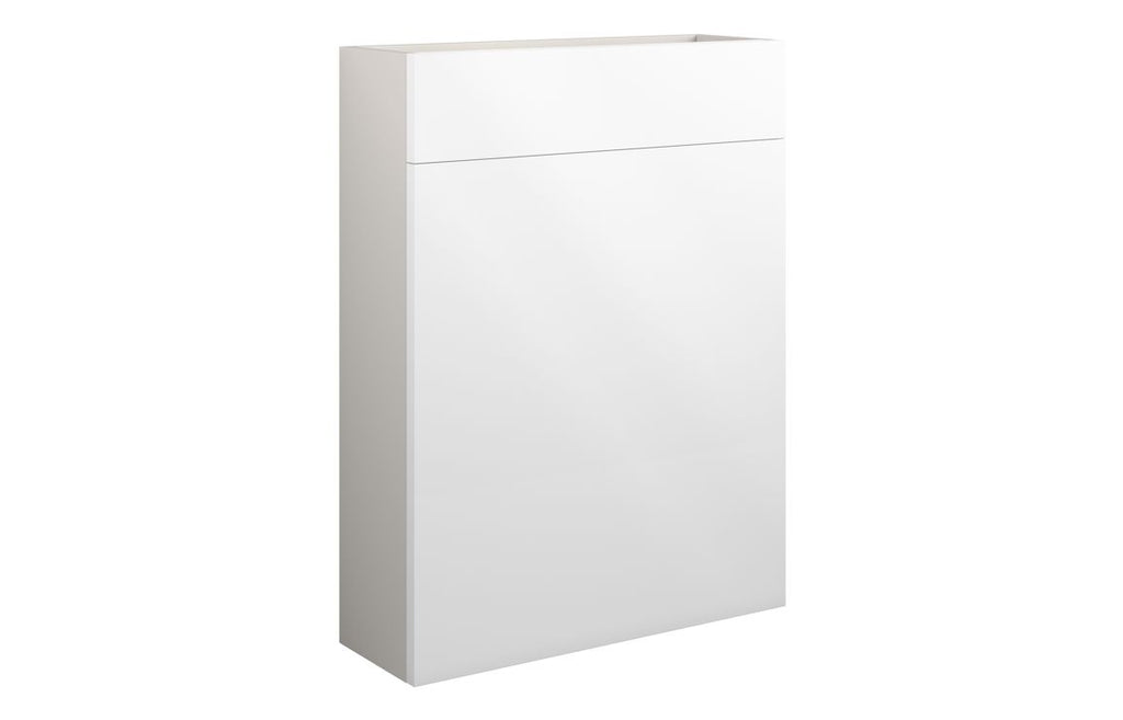 HOTT109990 - J Pull 600mm Slim WC Unit - White Gloss (Grey Cab) image