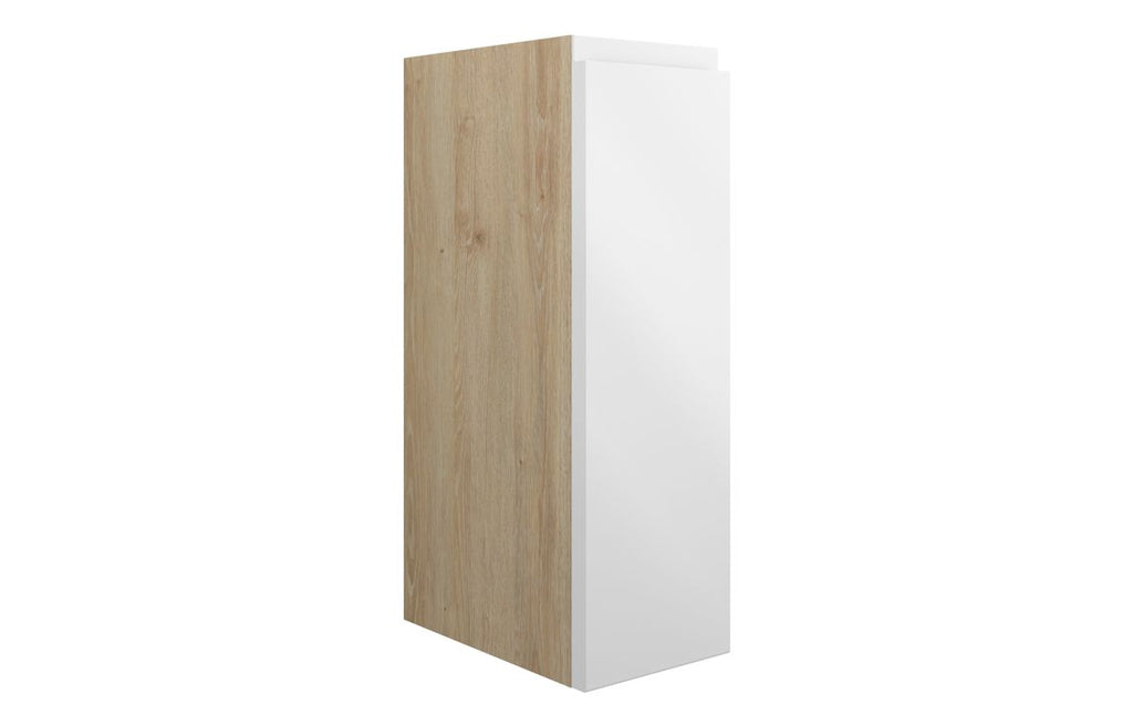 HOTT109958 - J Pull 200mm Standard Toilet Roll Unit - White Gloss (Oak Cab) image
