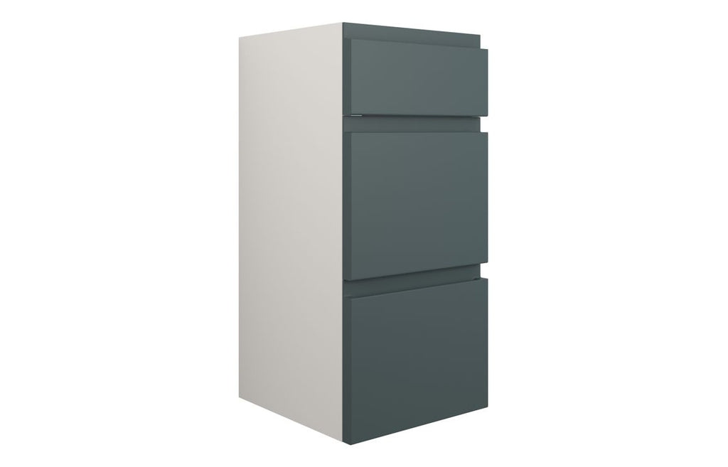 HOTT110250 - J Pull 300mm Standard 3 Drawer Unit - Matt Green Camo (Grey Cab) image