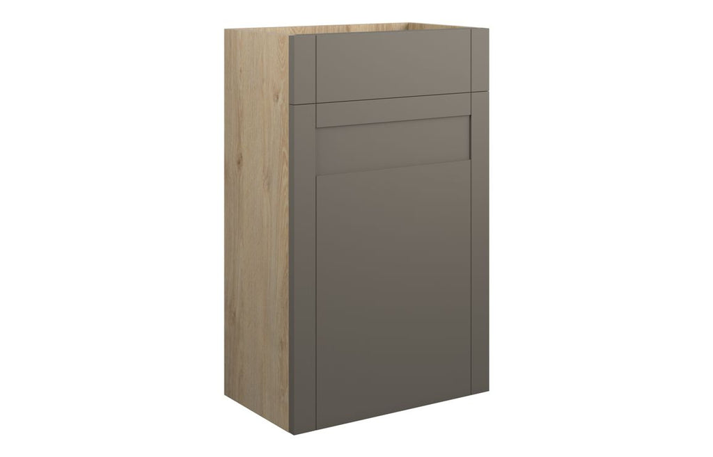 HOTT111124 - Traditions 500mm Standard WC Unit - Matt Stone (Oak Cab) image