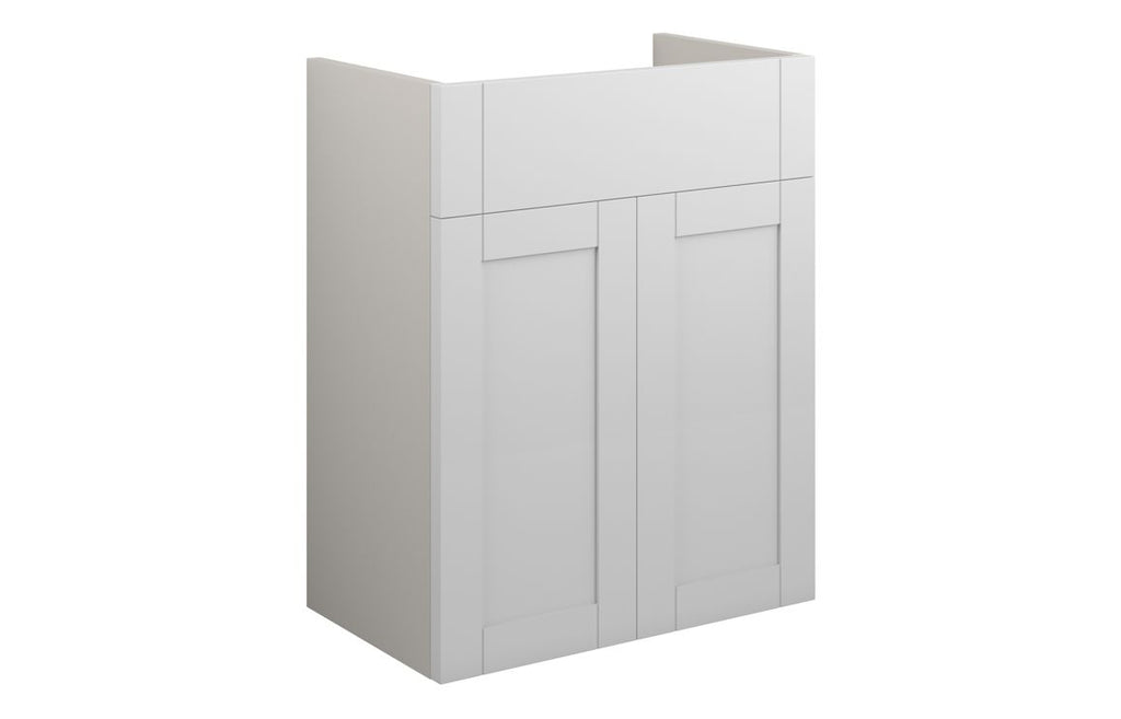 HOTT110969 - Traditions 500mm Standard Basin Unit - Matt White (Grey Cab) image