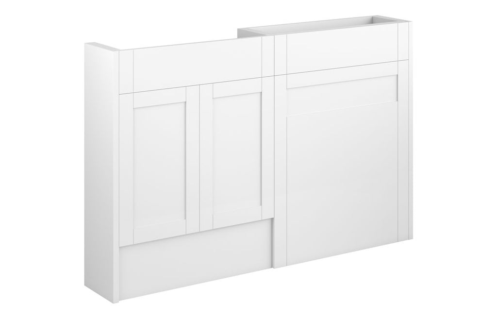 HOTT111003 - Traditions 1236mm Slim Basin & WC Unit Pack - Matt White (Oak Cab) image