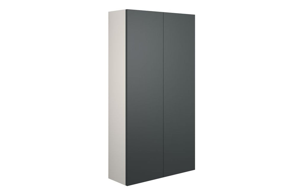 HOTT110499 - Elation 600mm Slim 2 Door Storage Unit - Matt Graphite Grey (Grey Cab) image