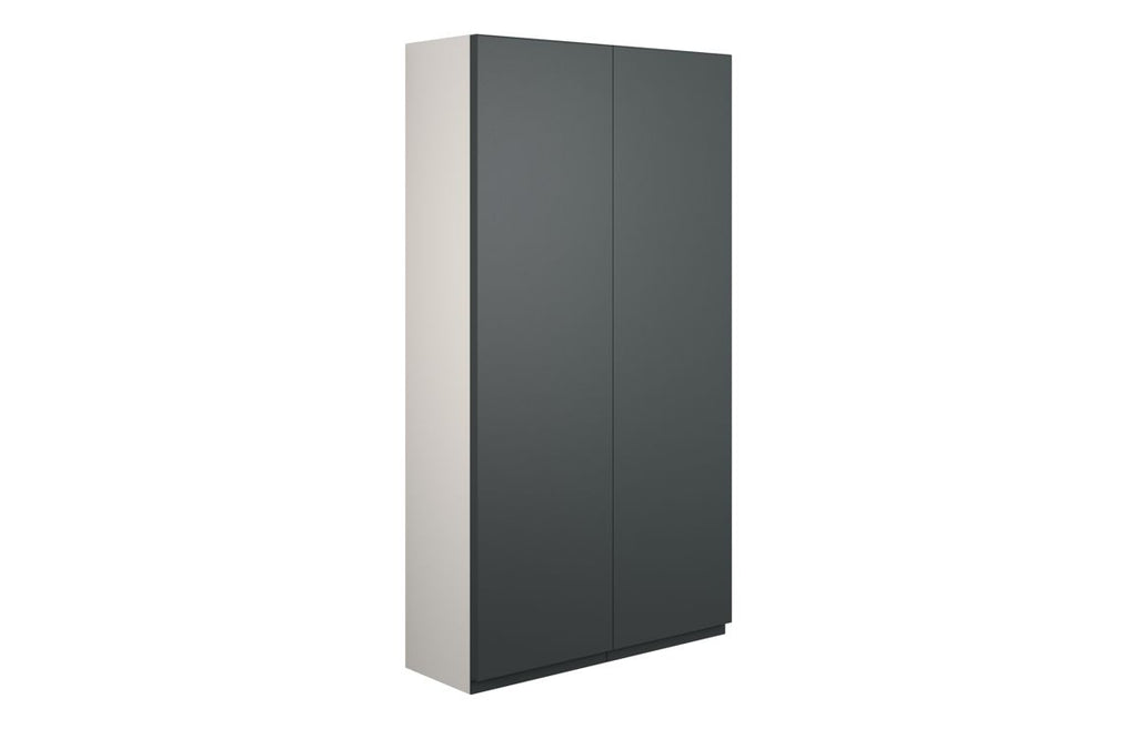 HOTT110073 - J Pull 600mm Slim 2 Door Storage Unit - Matt Graphite Grey (Grey Cab) image