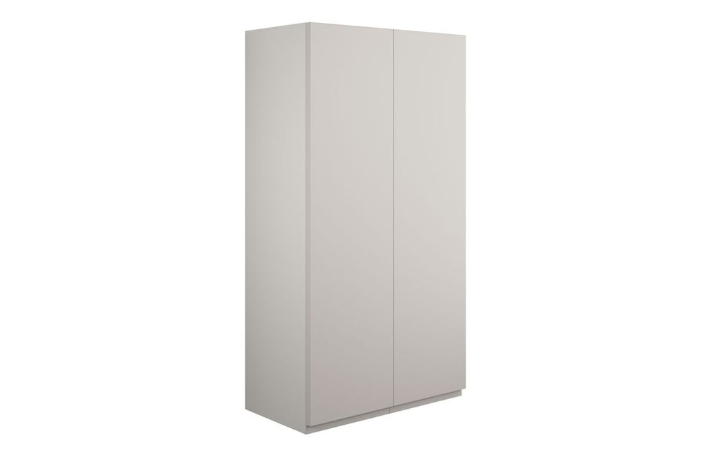 HOTT110141 - J Pull 600mm Standard 2 Door Storage Unit - Matt Dove Grey (Grey Cab) image