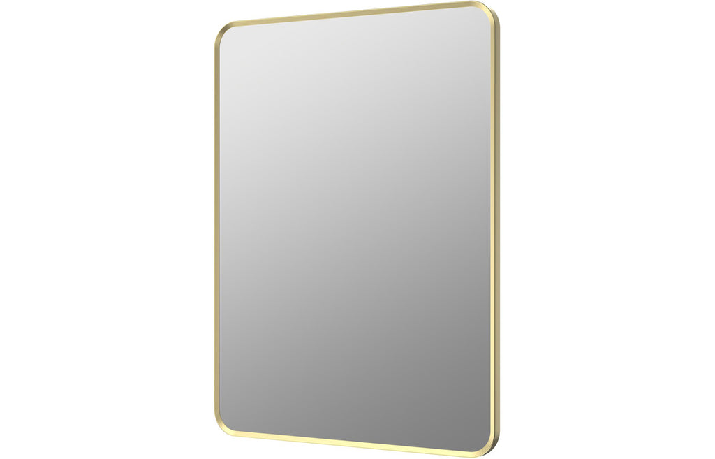 HOTT106268 - Reynosa 600x800mm Rectangle Mirror - Brushed Brass image