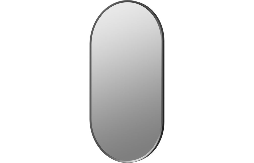 HOTT106266 - Reynosa 800x400mm Oblong Mirror - Matt Black image