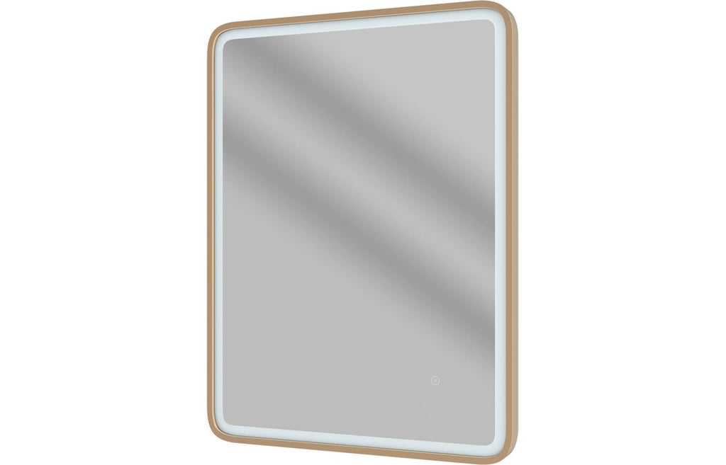 HOTT109013 - Kolo 600mm Rectangle Front-Lit LED Mirror - Brushed Bronze image