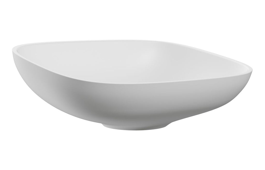 HOTT116018 - Sudra 500x380mm 0TH Resin Washbowl - White image