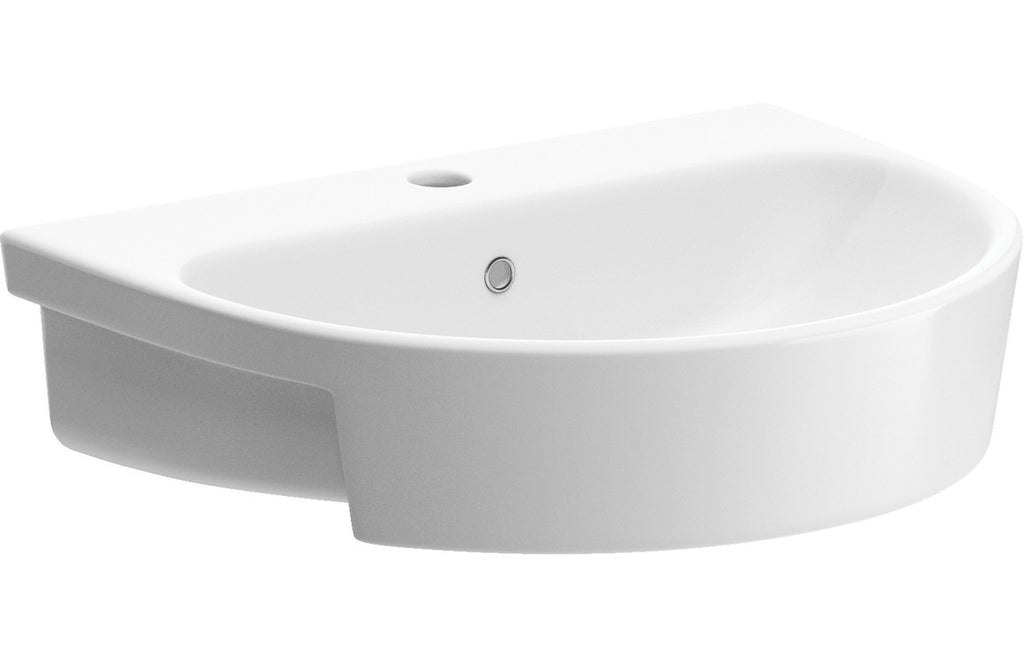 HOTT106135 - Illy 555x435mm 1TH Semi Recessed Basin image