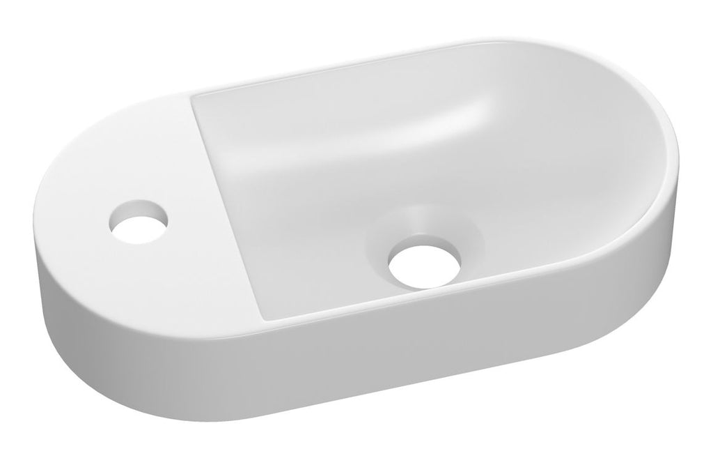 HOTT109919 - Telsi 380x200mm Mini Resin Washbowl - White image