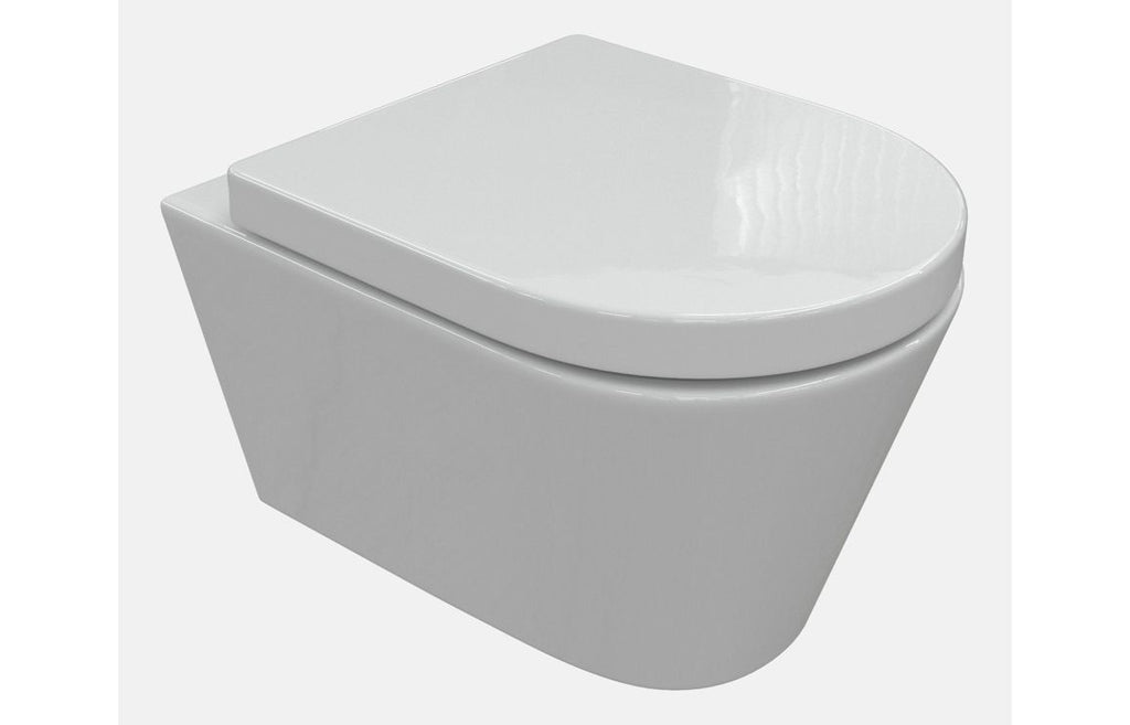 HOTT117079 - Como Swirlux Short Projection Wall Hung WC & Soft Close Seat image