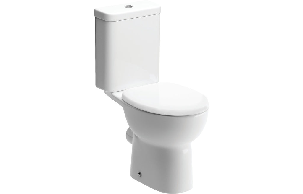 HOTT1930 - Entity Close Coupled Open Back WC & Soft Close Seat image