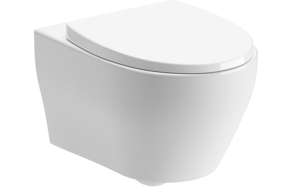 HOTT106142 - Illy Rimless Wall Hung WC & Soft Close Seat image