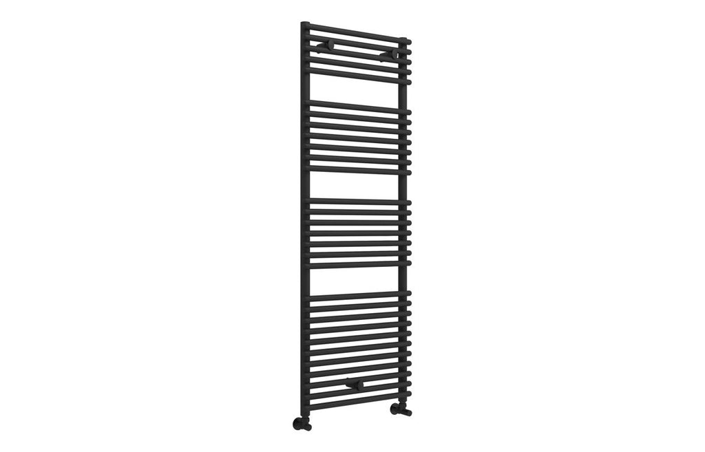 HOTT108544 - Florence Round Ladder Radiator (500x1450mm) - Black image