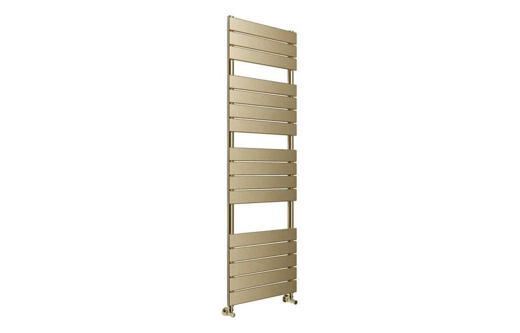 HOTT108796 - Flava Square Ladder Radiator (500x1500mm) - Brushed Brass image