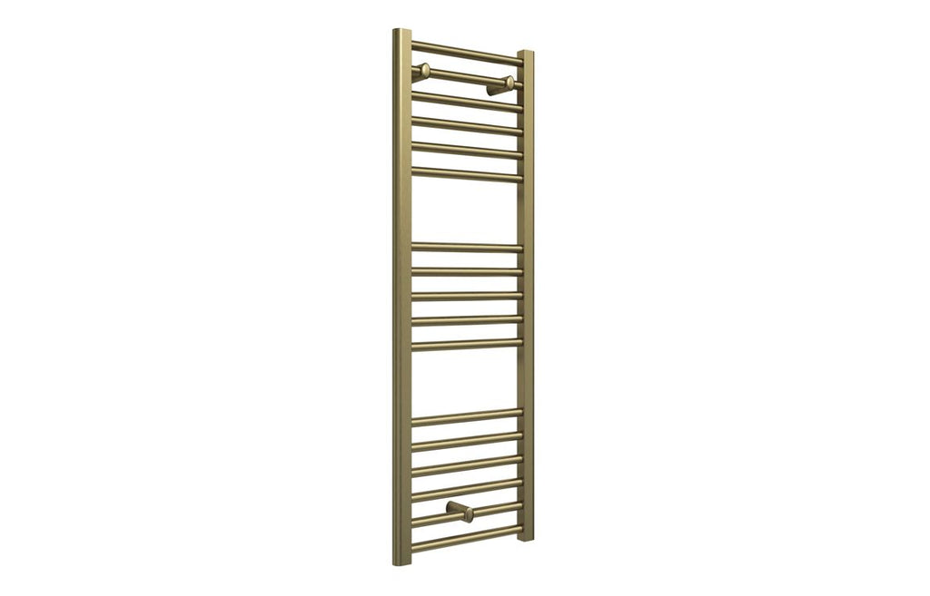 HOTT117209 - Farro Straight 30mm Ladder Radiator (400x1200x30mm) - Brushed Brass image