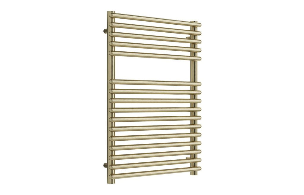 HOTT117213 - Florence Round Ladder Radiator (500x1450x50mm) - Brushed Brass image