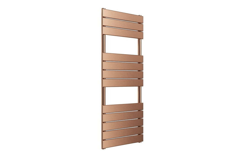 HOTT117214 - Flava Square Ladder Radiator (500x1200x50mm) - Brushed Bronze image