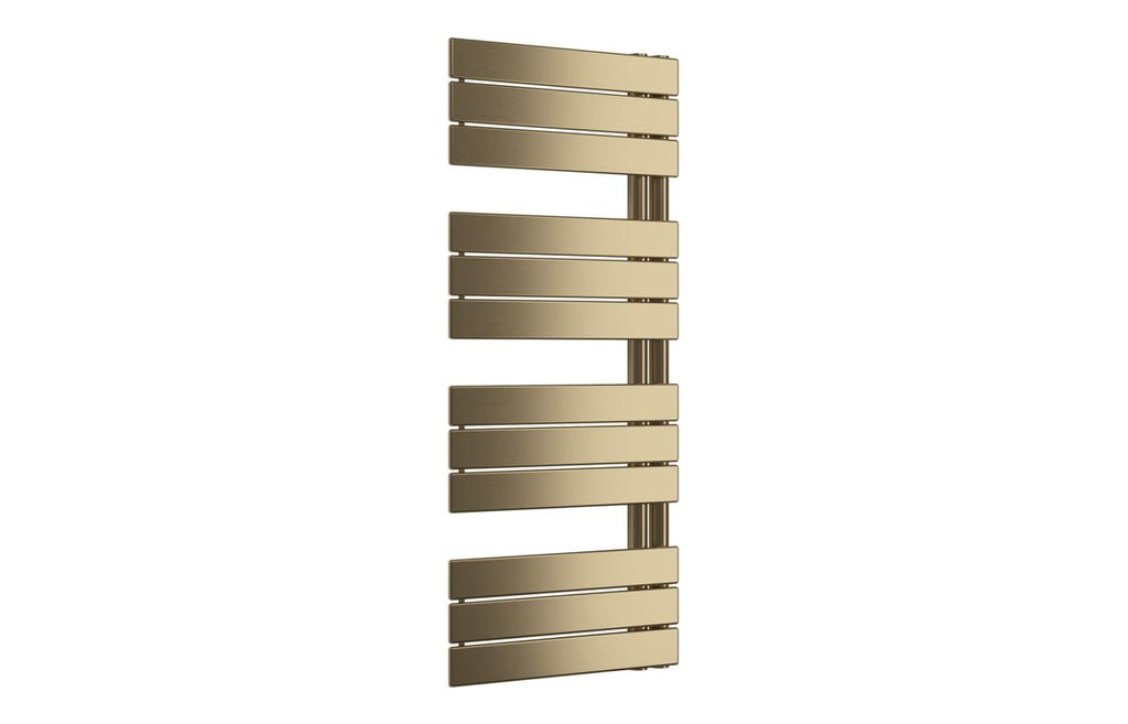 HOTT117226 - Rena Designer Square Ladder Radiator (500x1130x30mm) - Brushed Brass image