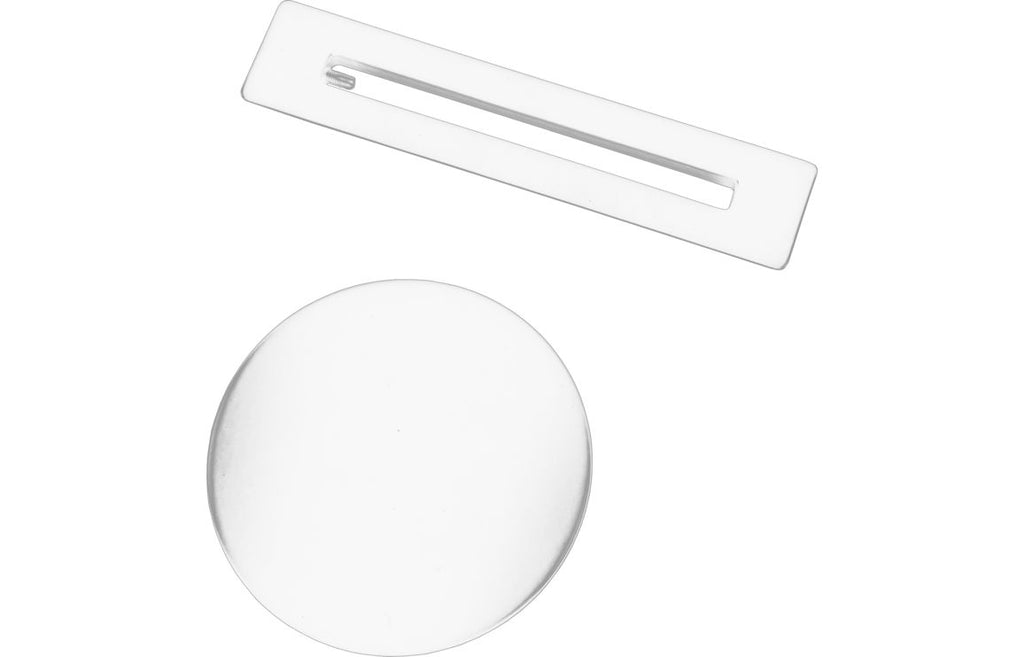 HOTT109283 - Floor Standing Bath Overflow & Waste Cover - White image