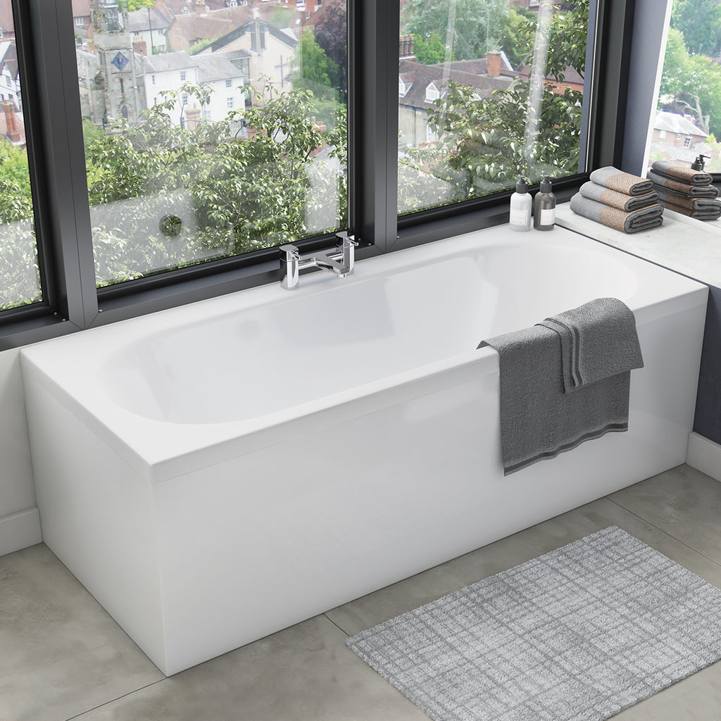 FR-1472 - Forge Collection 1700mm Waterproof Bath Panel Gloss White image