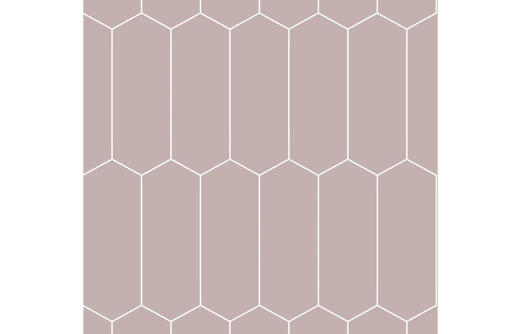 DIWW0188 - Fibo Urban - Dusky Pink (Elongated Hexagonal) - Single image