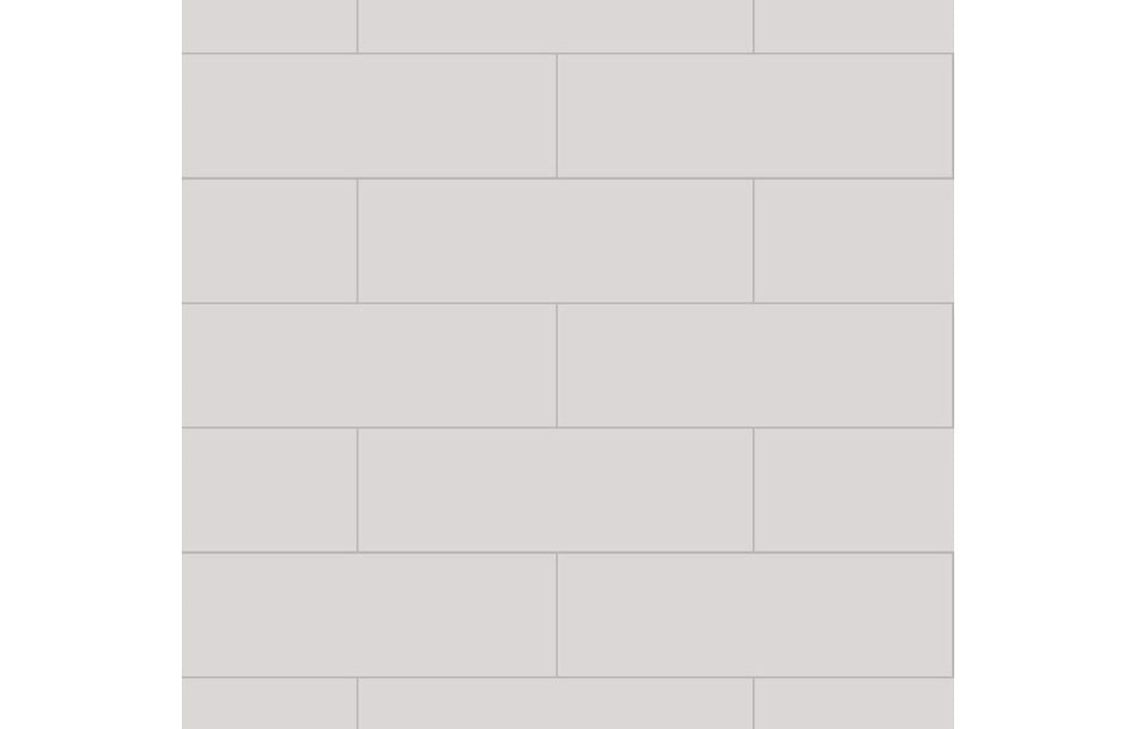 DIWW0158 - Fibo Urban - White Silk (Metro Brick) - Single image