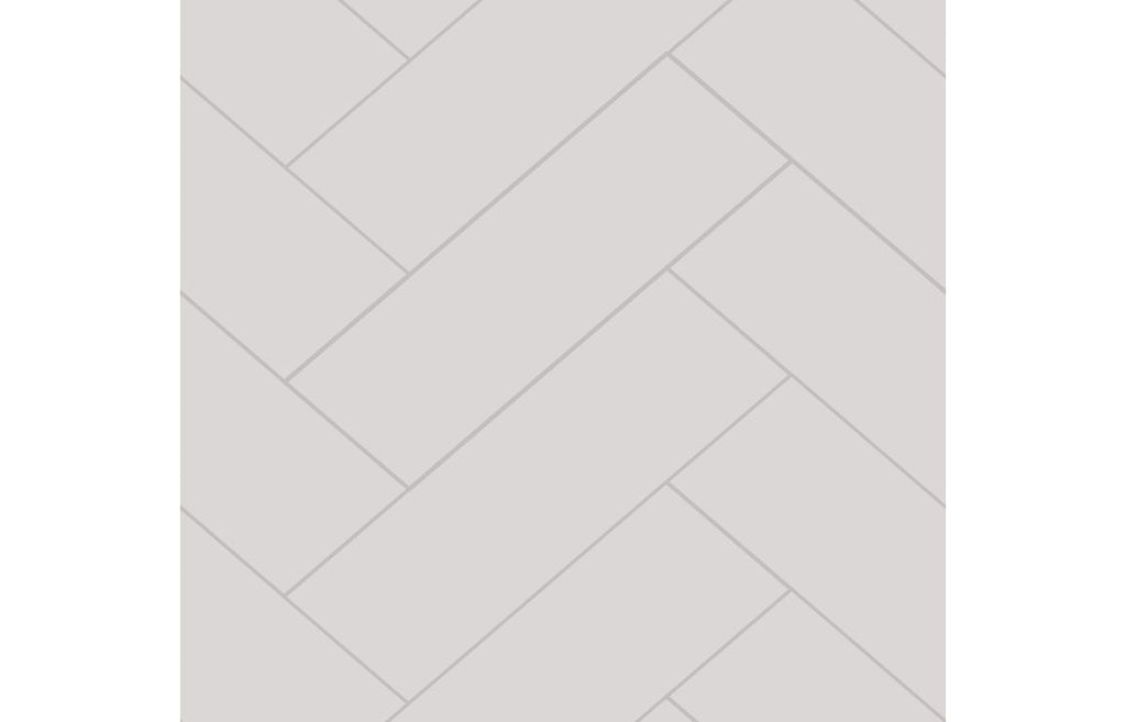 DIWW0156 - Fibo Urban - White Silk (Herringbone) - Single image