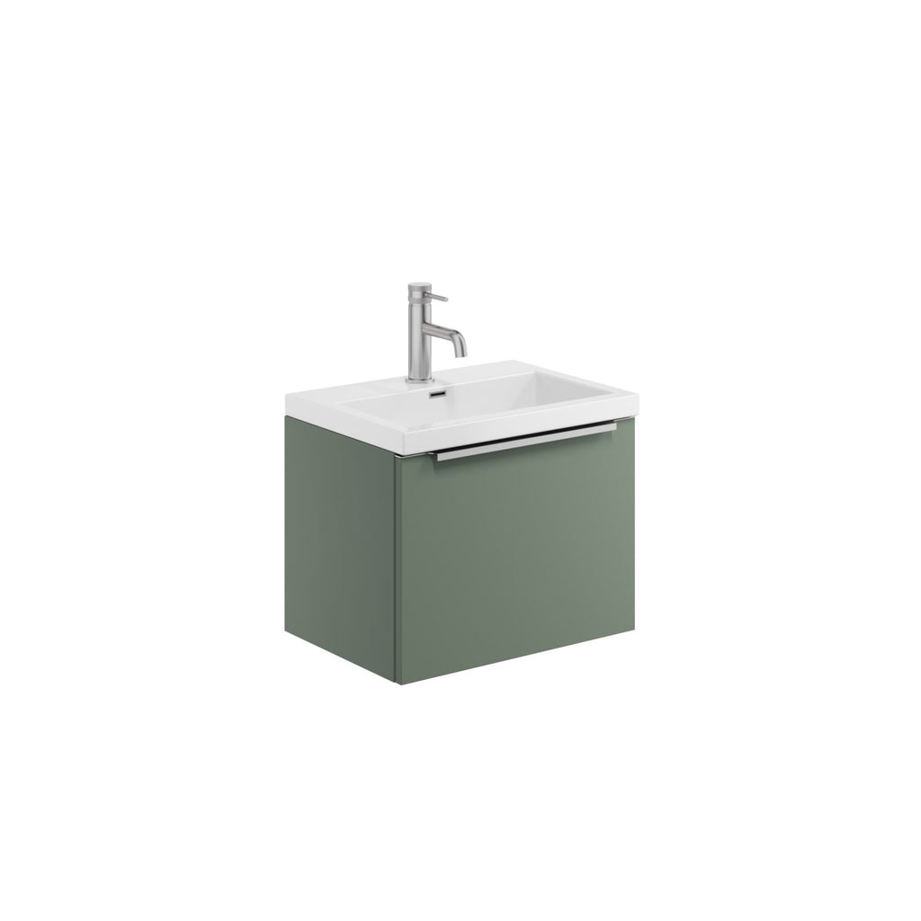 FR-1834 - Forge Collection Pure Plus Wall Hung 500 Basin Cab - Green (Unit Only) image