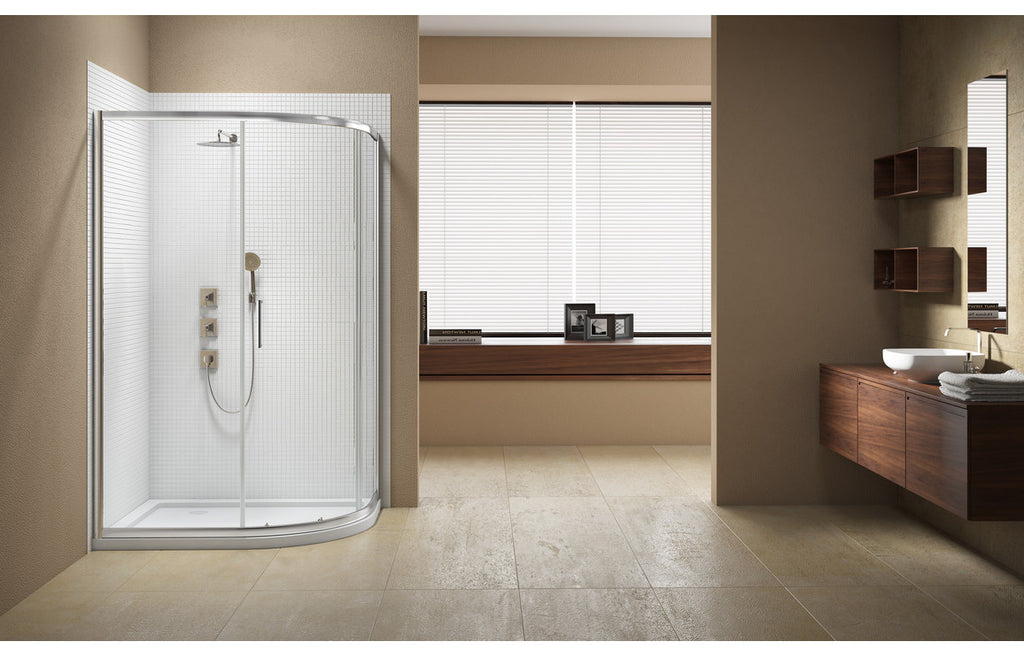 DIEQP1220 - Merlyn Vivid Sublime 1200x900mm 1 Door Offset Quadrant image