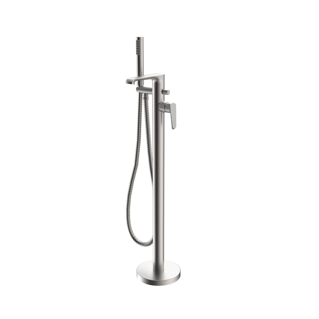FR-346 - Forge Collection Tara Freestanding Bath Tap - Brushed Nickel image