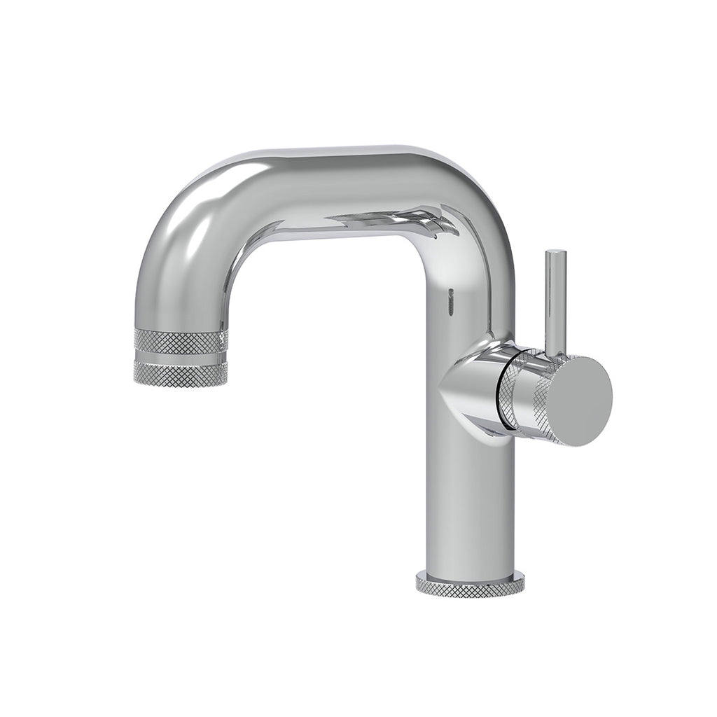 FR-043 - Forge Collection Round Side Lever Basin Mixer - Chrome image
