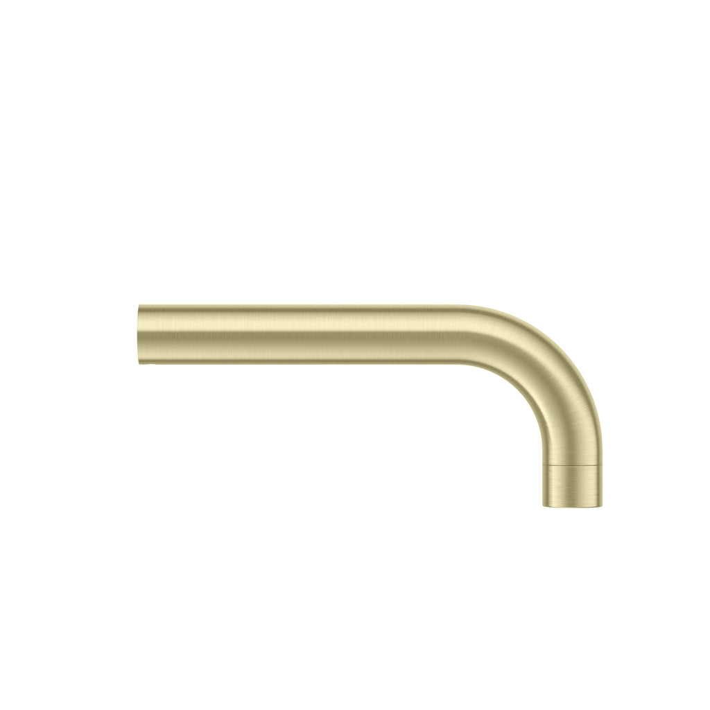 FR-047 - Forge Collection Round Optional Cloakroom Brass Spout 140mm - Brushed Brass image