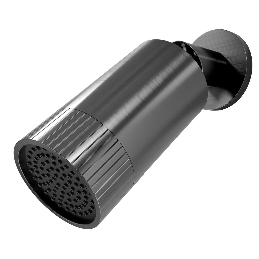 FR-489 - Forge Collection Romero Spotlight Shower Head - Gunmetal image