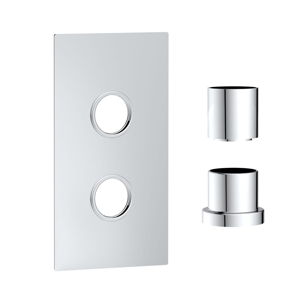 FR-517 - Forge Collection Concealed Plate - Chrome (1 outlet) image