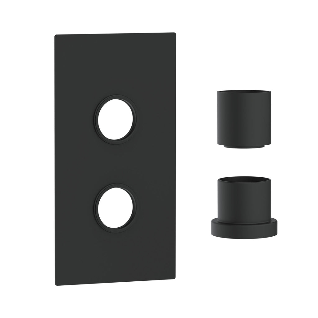 FR-518 - Forge Collection Concealed Plate - Matt Black (1 outlet) image