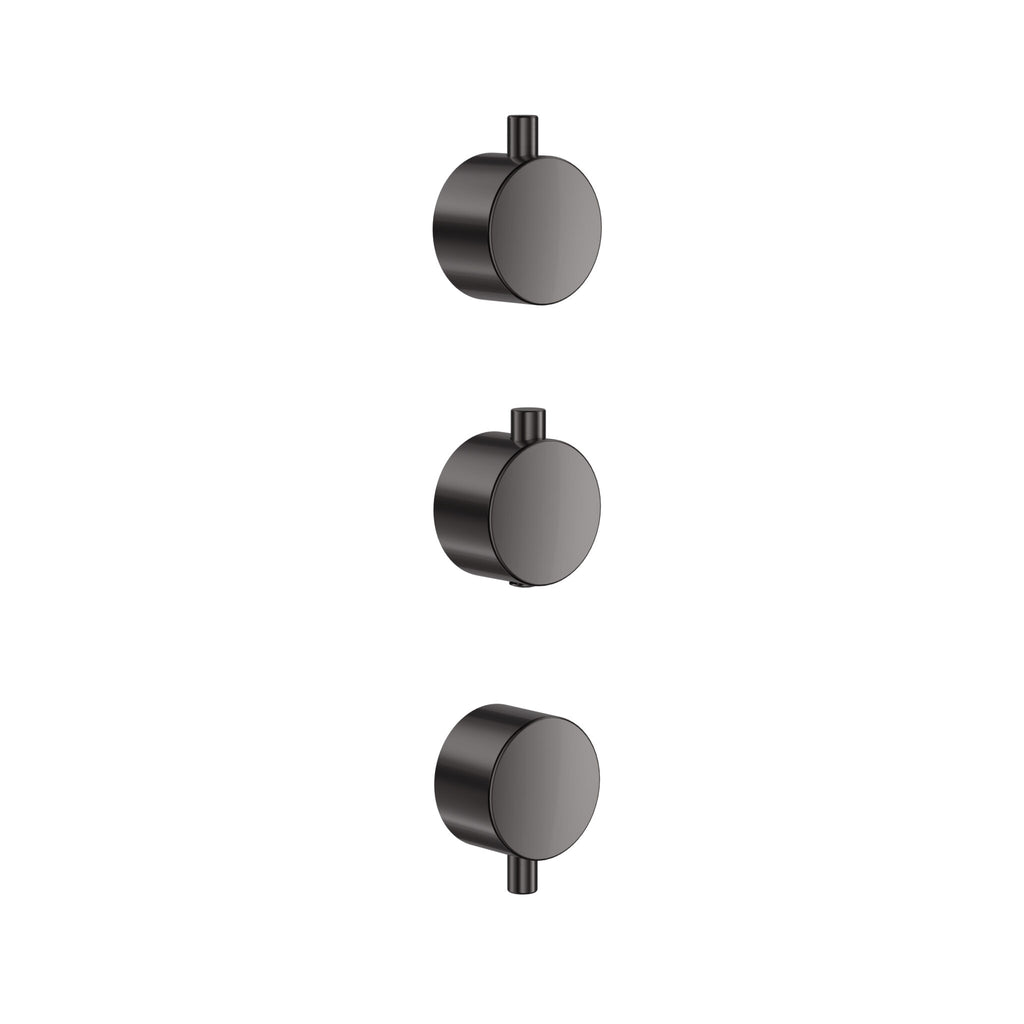 FR-532 - Forge Collection Concealed Plain Handle 3 pack (1 Thermo 2 Flow) - Gunmetal image