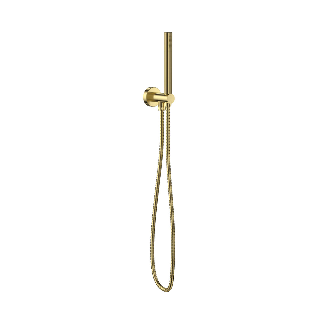 FR-547 - Forge Collection Handset, Outlet & Holder - Brushed Brass image