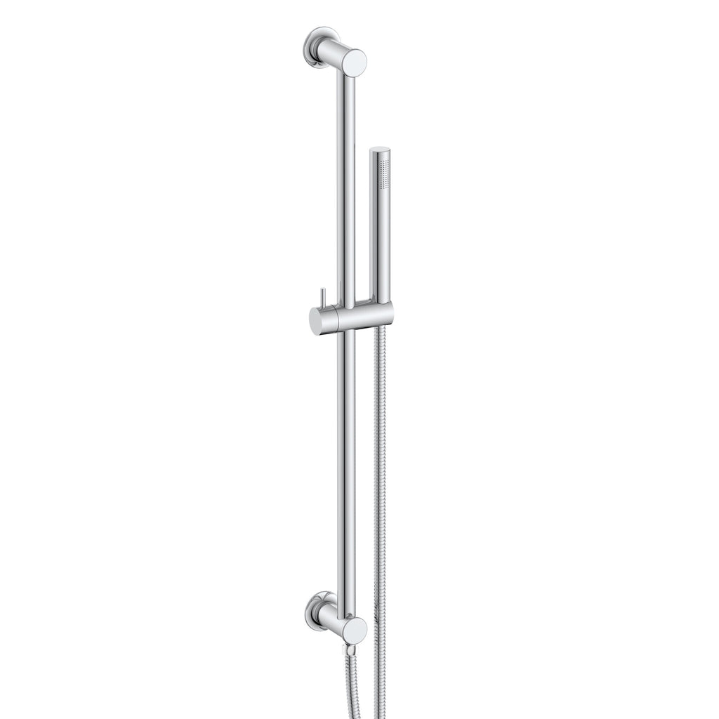FR-550 - Forge Collection Riser Rail & Handset Inc Hoses - Chrome image