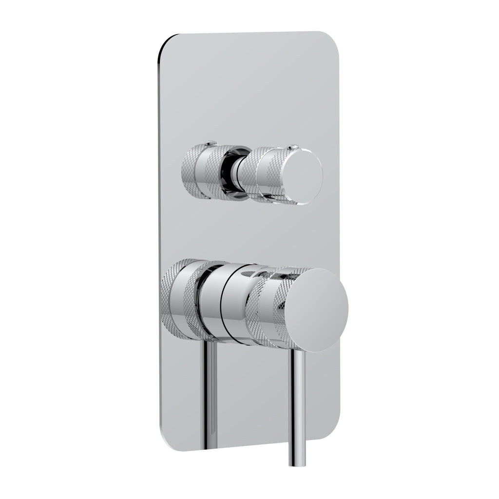 FR-555 - Forge Collection Romero Concealed Manual Dual Outlet - Chrome image