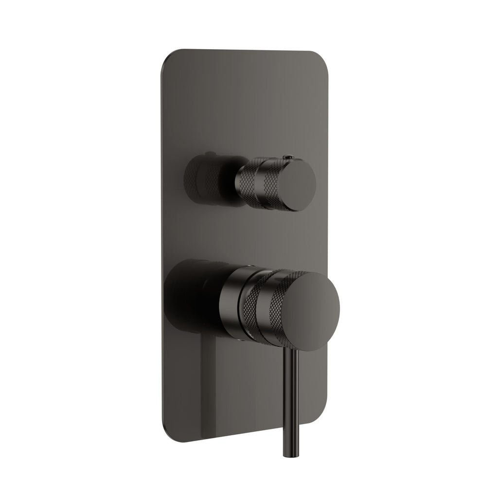 FR-559 - Forge Collection Romero Concealed Manual Dual Outlet - Gunmetal image