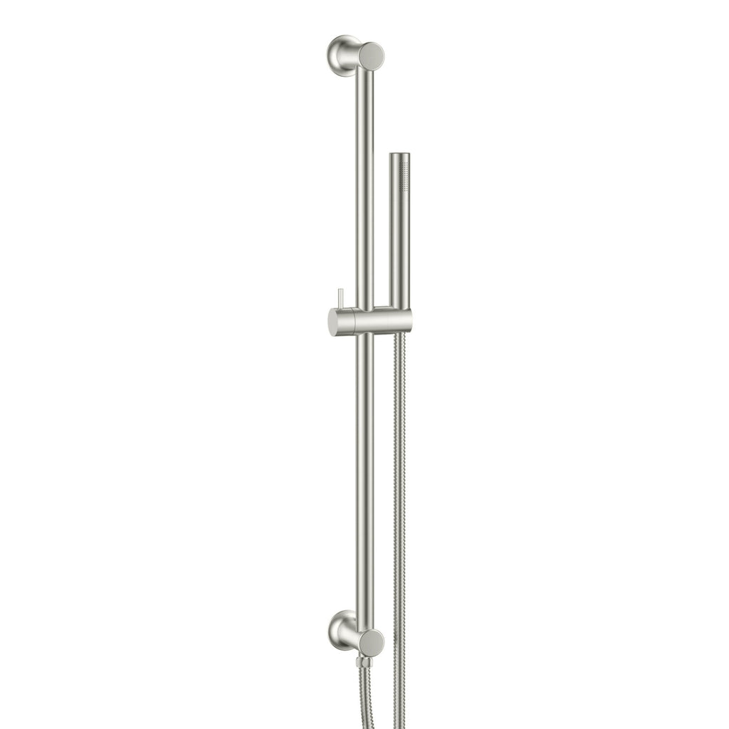 FR-583 - Forge Collection Riser Rail & Handset Inc Hoses - Brushed Nickel image