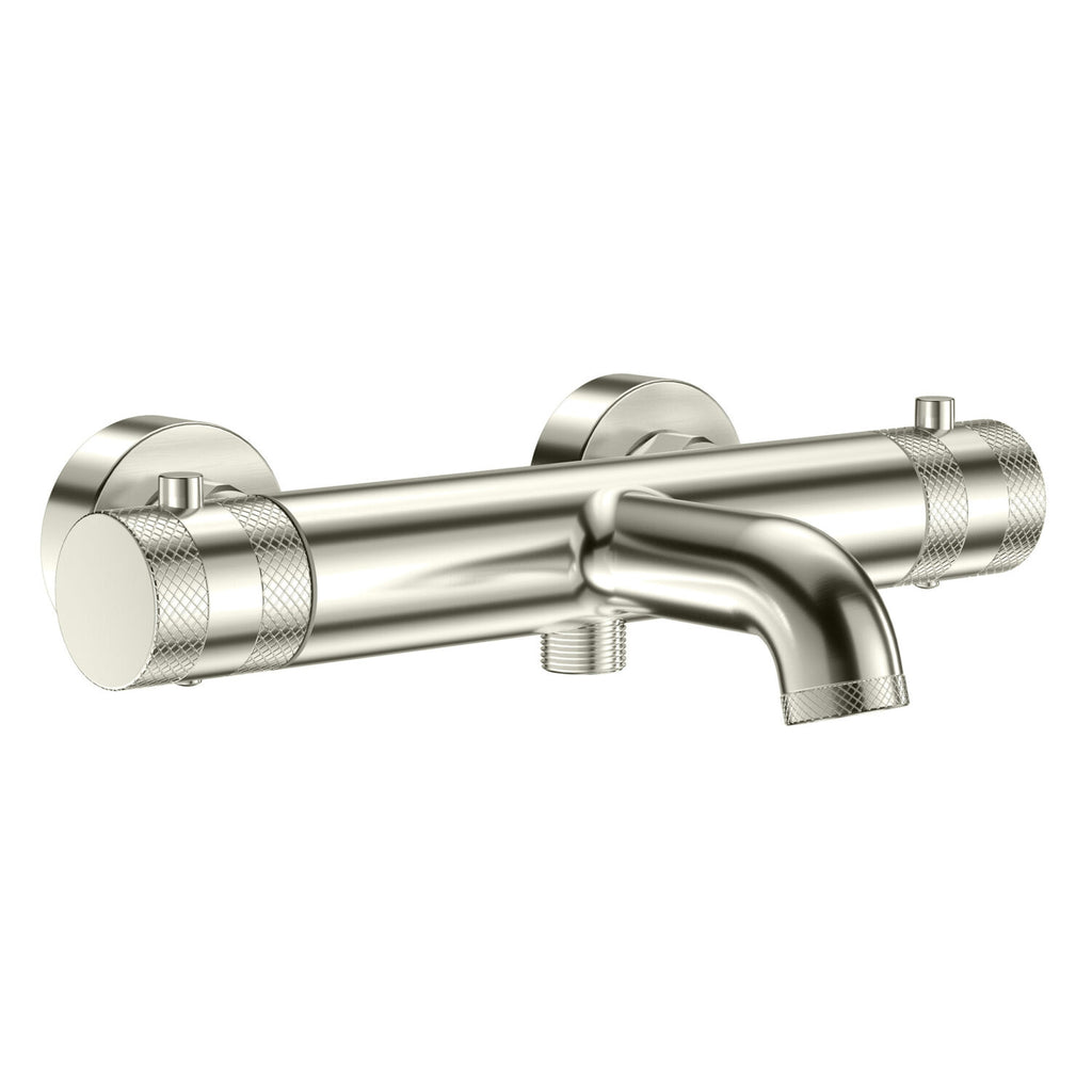 FR-584 - Forge Collection Romero Thermo Bath Shower Mixer 2 Outlet - Brushed Nickel image