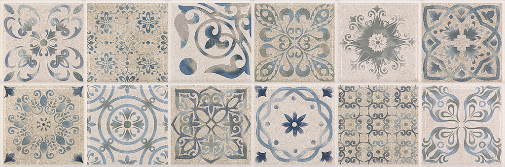 HTS0355 - Outer  900mm x 300mm x 10.5mm Antique Grey Mosaico image