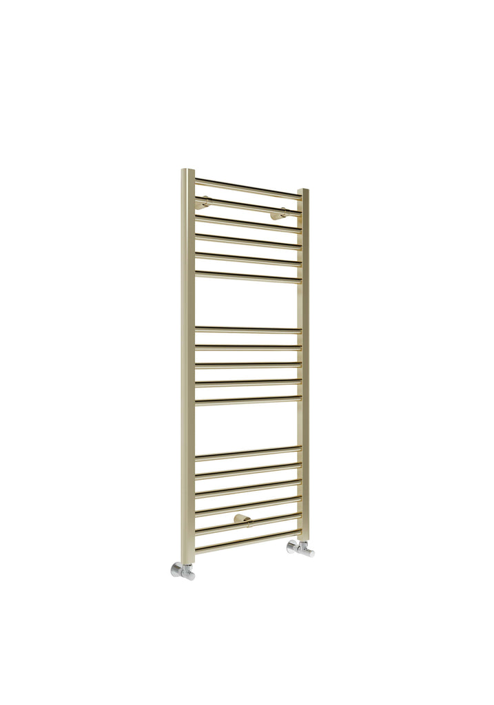 SWTW039 - Campbell Straight 1200 x 400mm Towel Warmer - Brass image