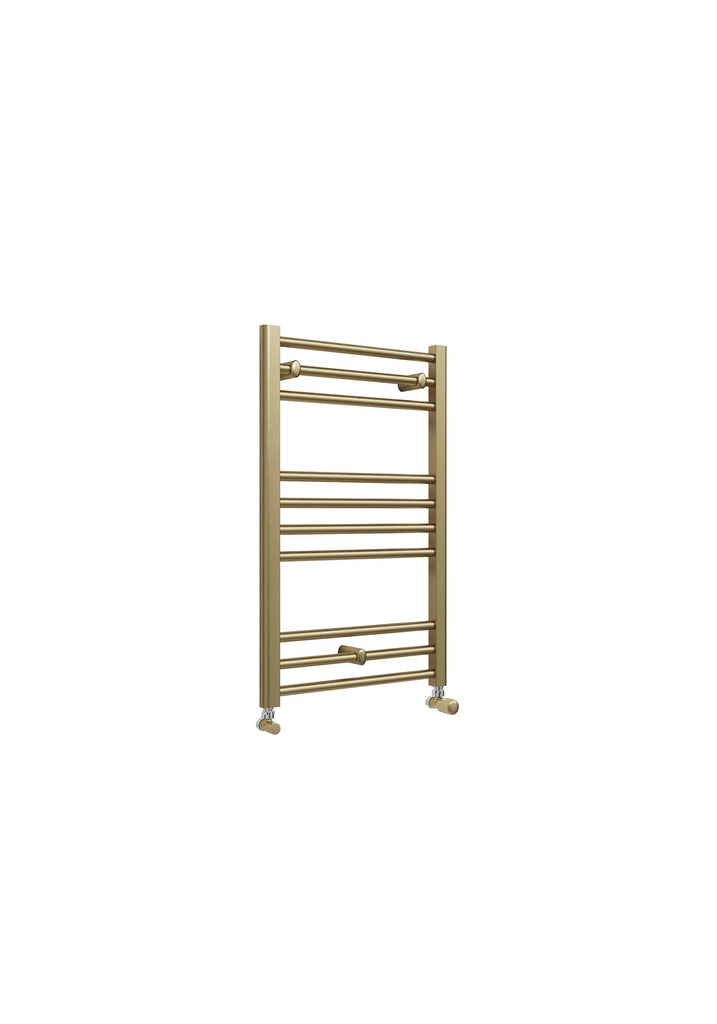 SWTW041 - Campbell Straight 800 x 500mm Towel Warmer - Brass image