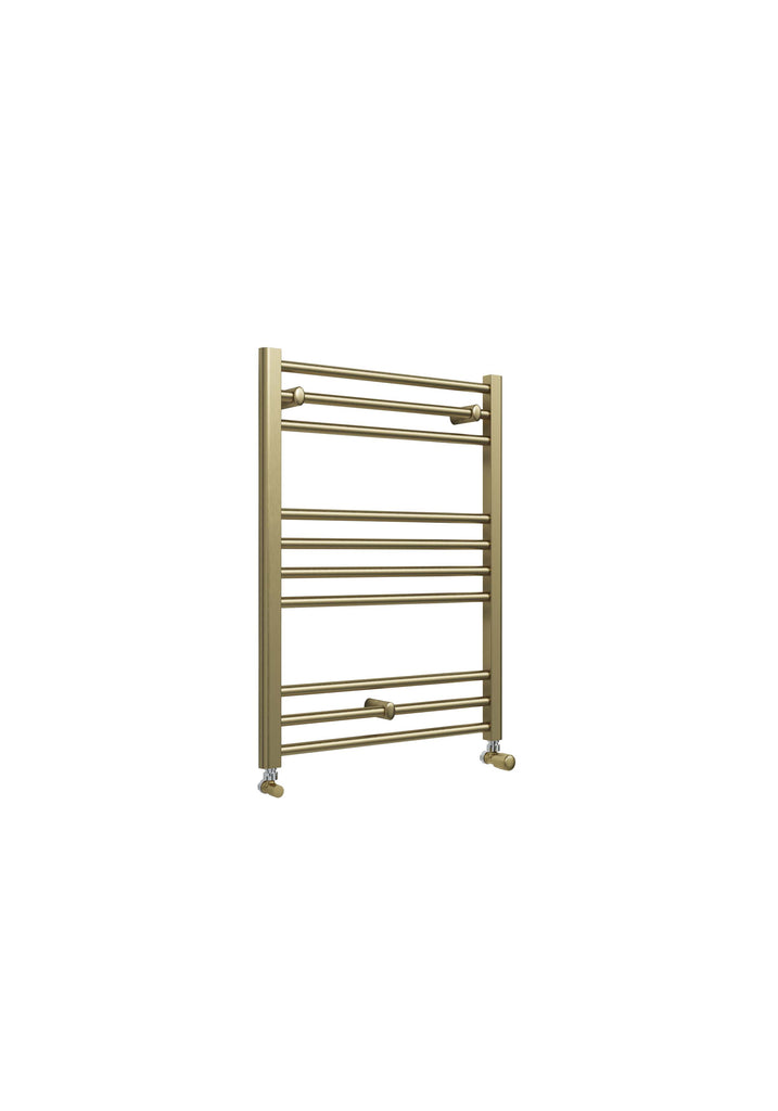 SWTW045 - Campbell Straight 800 x 600mm Towel Warmer - Brass image
