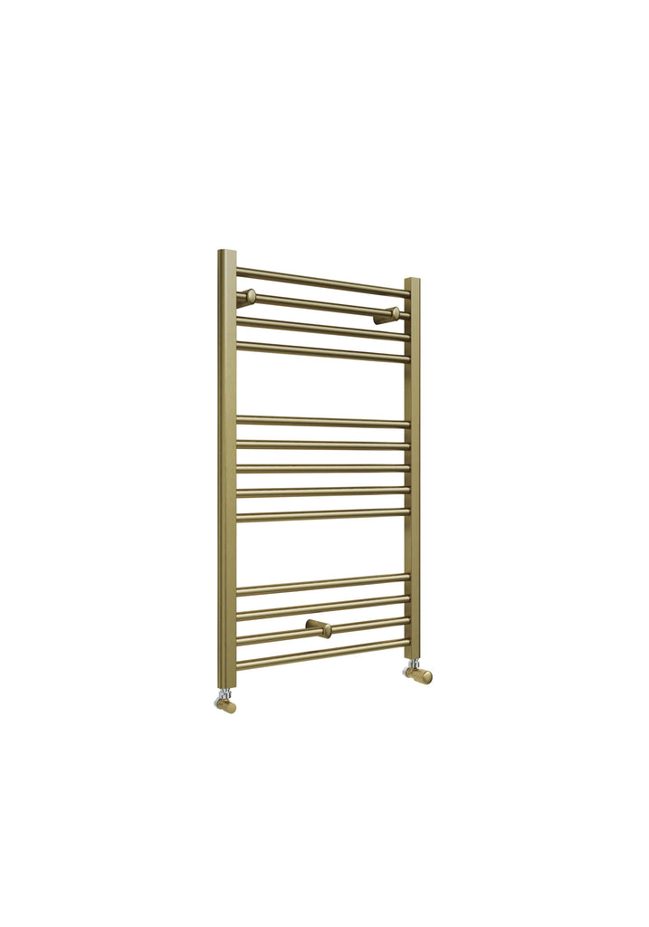 SWTW046 - Campbell Straight 1000 x 600mm Towel Warmer - Brass image